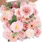 Pink Artificial Flower Combo Box – Faux Rose, Dahlia & Chrysanthemum Bouquets with Stems for DIY Wedding Bouquets, Bridal Shower Centerpieces, Party Decorations & Home Decor